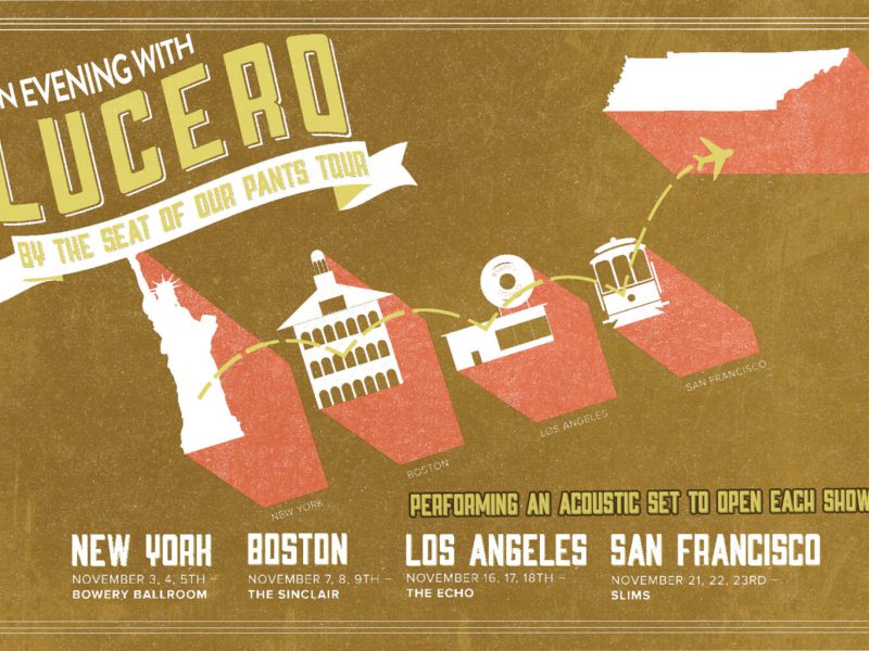 New Tour Dates !  ‘By The Seat of Our Pants’ Tour- an evening with Lucero